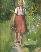 Mädchen auf dem Heimweg
