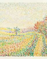 Pointillistische Landschaft