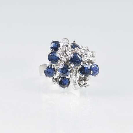 Saphir-Diamant-Ring - photo 1