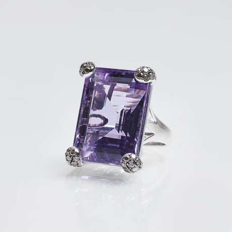 Amethyst-Brillant-Cocktailring - фото 1