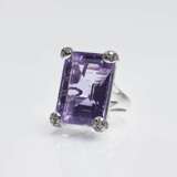 Amethyst-Brillant-Cocktailring - photo 1