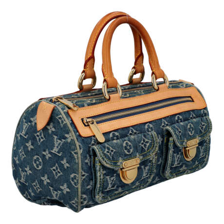 LOUIS VUITTON Handtasche "DENIM NEO SPEEDY", Kollektion 2005. - фото 2