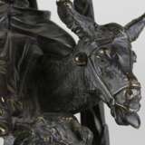 “The sculpture the Drunkard riding a donkey” Европа Bronze Molding Everyday life 19 век - photo 4