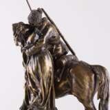 “Sculpture the Farewell of a Cossack with Cossack” Vassili Grachev (1831 - 1905) Bronze Molding Classicism Battle 1880-е гг. - photo 3