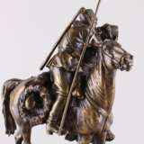 “Sculpture the Farewell of a Cossack with Cossack” Vassili Grachev (1831 - 1905) Bronze Molding Classicism Battle 1880-е гг. - photo 4