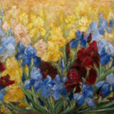 “irises” Canvas Oil paint Landscape painting 2020 - photo 1