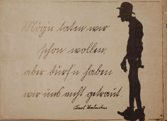 Spruch Karl Valentin - Foto 1