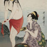Farbholzschnitt Kitagawa Utamaro - Foto 1