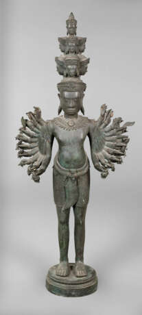 Große Bronzeplastik Avalokiteshvara - Foto 1