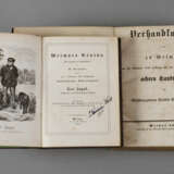 Zwei Bücher Weimar Mitte 19. Jahrhundert - Foto 1