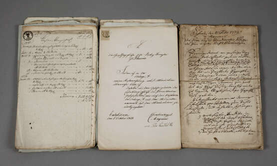 Konvolut historische Dokumente Mecklenburg - фото 1