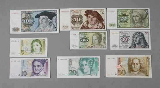 Konvolut Banknoten Deutsche Mark - Foto 1