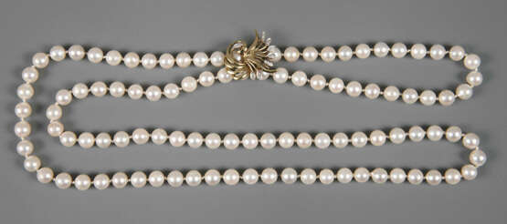 Perlenkette mit Clip - Foto 1