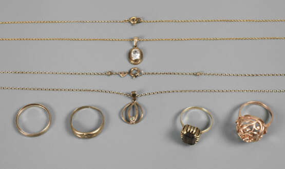 Konvolut Goldschmuck - photo 1