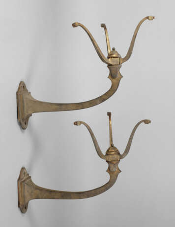 Paar Wandausleger Bronze - Foto 1