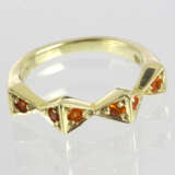 Mandarin Granat Ring - Gelbgold 585 - Foto 1