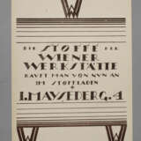 Seltenes Werbeblatt Wiener Werkstätte - photo 1