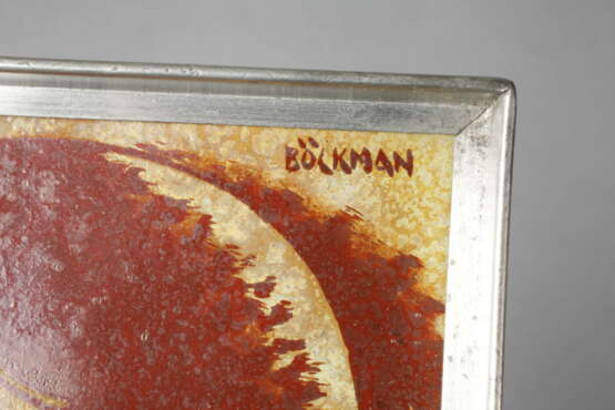 Edgar Böckman Keramikplatte in Metallfassung - photo 2
