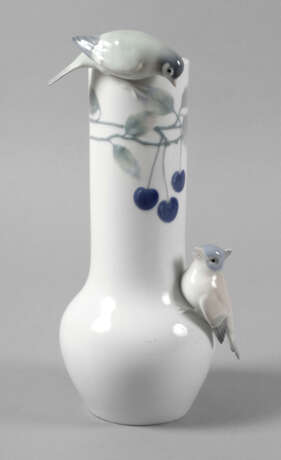 Metzler & Ortloff Vase mit Vogelbesatz - photo 1