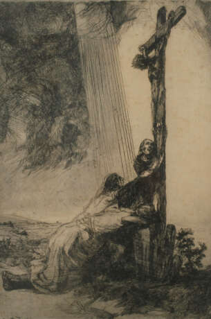 Anton Rausch, Drei Marien am Kreuz Jesu - фото 1