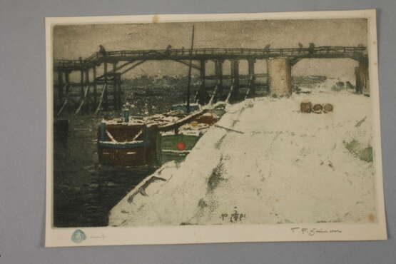 Tavik Frantisek Simon, Winter am Fluss - photo 2