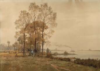 Cornelius Anton Bartels, "Herbst am Niederrhein"