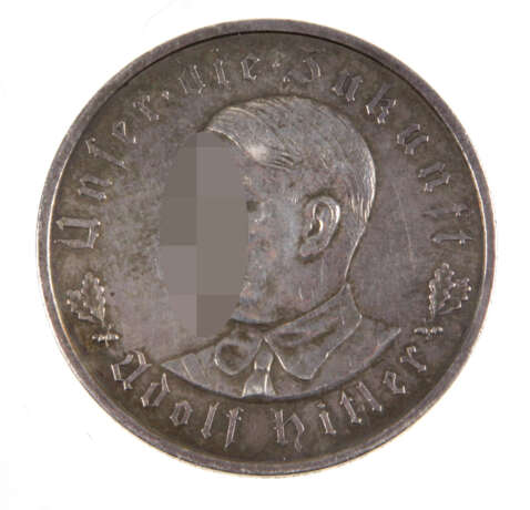 Silbermedaille auf die Machtergreifung 1933 - Foto 1