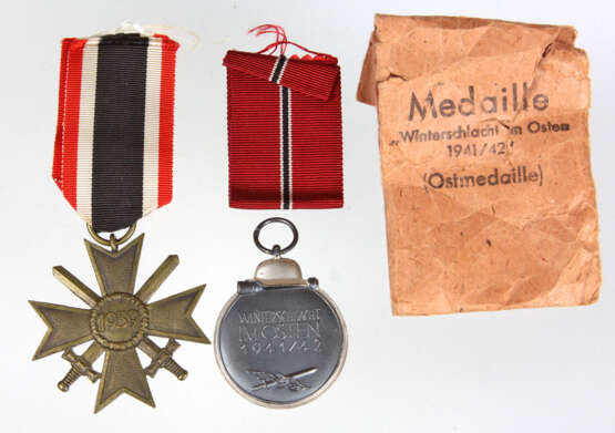 Kriegsverdienstkreuz u. Ostmedaille - photo 1