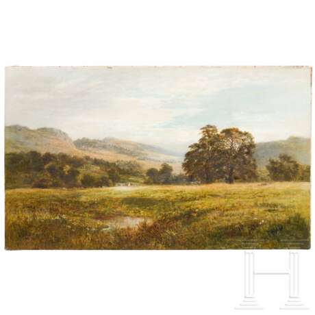 Robert Gallon (1845 – 1925) – englische Landschaft, datiert 1882 - Foto 1