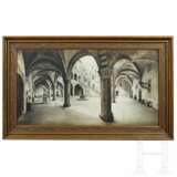 Imposantes Foto des Nationalmuseums Bargello in Florenz, wohl Italien, um 1900 - Foto 1