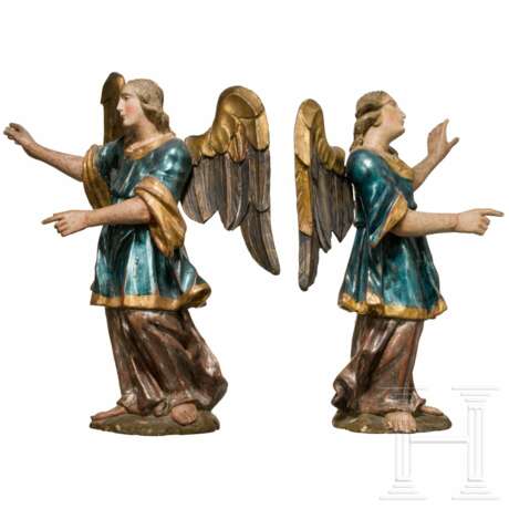 Ein paar Engel, deutsch, um 1800 - photo 3