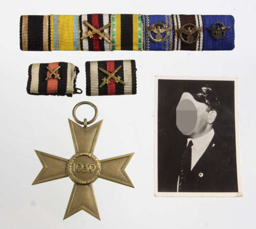 Kriegsverdienstkreuz 2. Klasse 1939 u.a. - Foto 1
