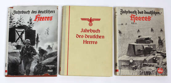 Jahrbuch des deutschen Heeres 1940, 1941 u. 1942 - Foto 1