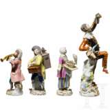 Vier Figuren der Porzellanmanufaktur Meissen, 20. Jahrhundert - Foto 2