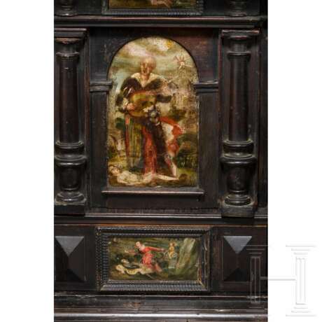 Barockes Kabinettkästchen mit Miniaturgemälden, flämisch, 2. Hälfte 17. Jahrhundert - photo 5