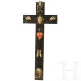 Bemaltes Kruzifix, süddeutsch, um 1700 - photo 2