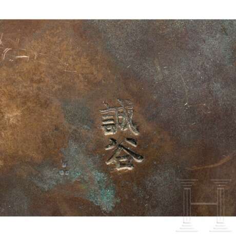 Bronzevase, Meiji-Periode - фото 3