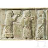 Reliefplakette aus Bein, vorderasiatisch, 1. Hälfte 1. Jahrtausend vor Christus - Foto 1