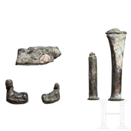 Fünf bronzene Punzen, Kleinasien, hellenistisch, 3. - 2. Jahrhundert vor Christus - Foto 1
