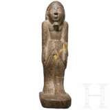 Ägyptisierende Skulptur eines Schreitenden, rötlicher Granit - Foto 3