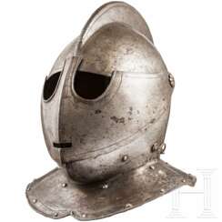 Kürassier-Mantelhelm (Savoyarden-Helm), Italien/Frankreich, um 1620