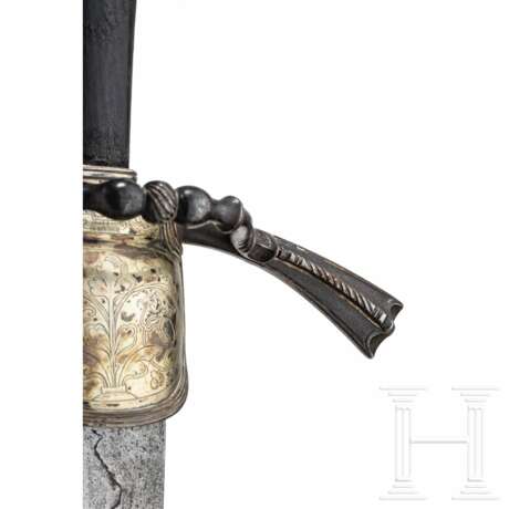 Silbermontiertes Schwert zu andertalb Hand im Stil um 1560, Anton Konrad in Dresden, um 1930 - photo 7