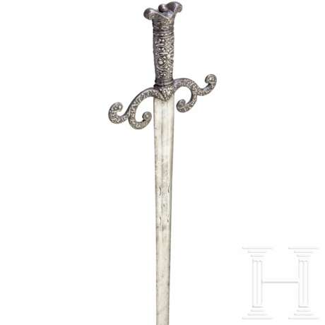Silbertauschiertes Stadtschwert, süddeutsch, um 1620 - Foto 4