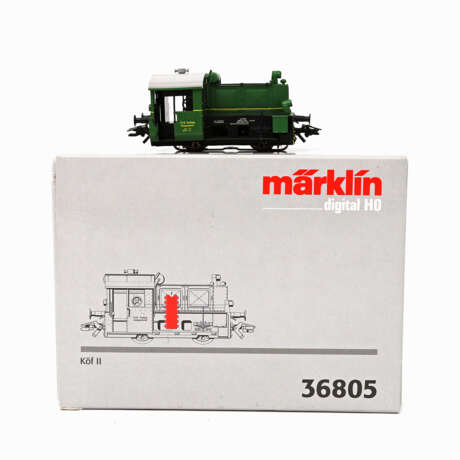MÄRKLIN Diesel-Rangierlok 36805, Spur H0, - фото 1