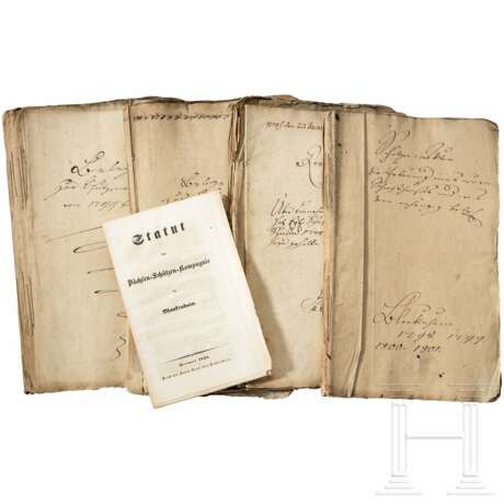 Dokumente der Büchsen-Schützen-Kompagnie Blankenhain von 1747 - 1801 - photo 1