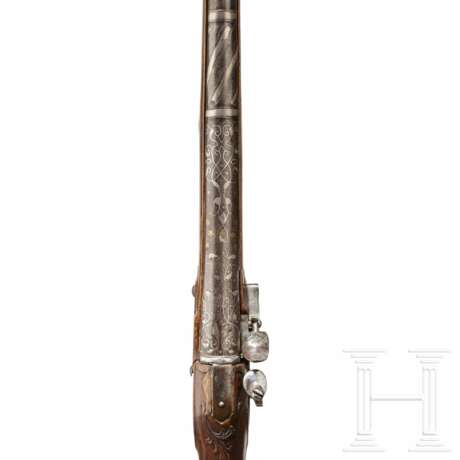 Steinschlossgewehr mit osmanischem Lauf, süddeutsch, um 1720 - Foto 3
