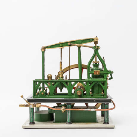 ROBERT STEPHENSON AND COMPANY Modell einer Halbbalancier-Dampfmaschine, 1823, - photo 3