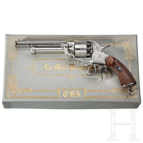 Perkussionsrevolver Le Mat Cavalry de Luxe, Pietta, im Originalkarton Nummer N004 - фото 1