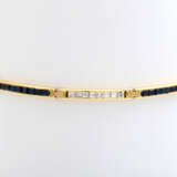 Armband m. Saphir u. Diamantcarrés - photo 4