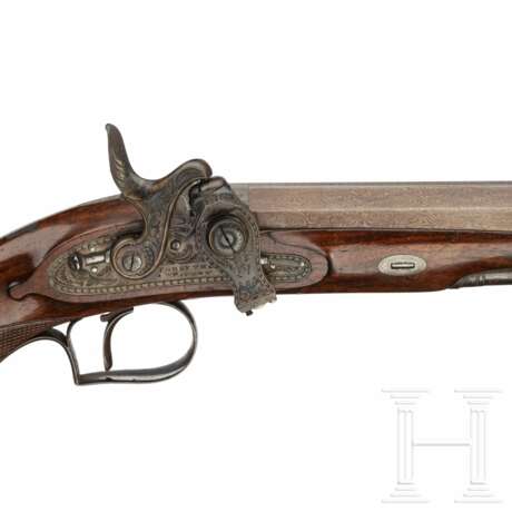 Pistole mit Forsyth-Zündsystem, Forsyth & Co., London, um 1820 - Foto 6